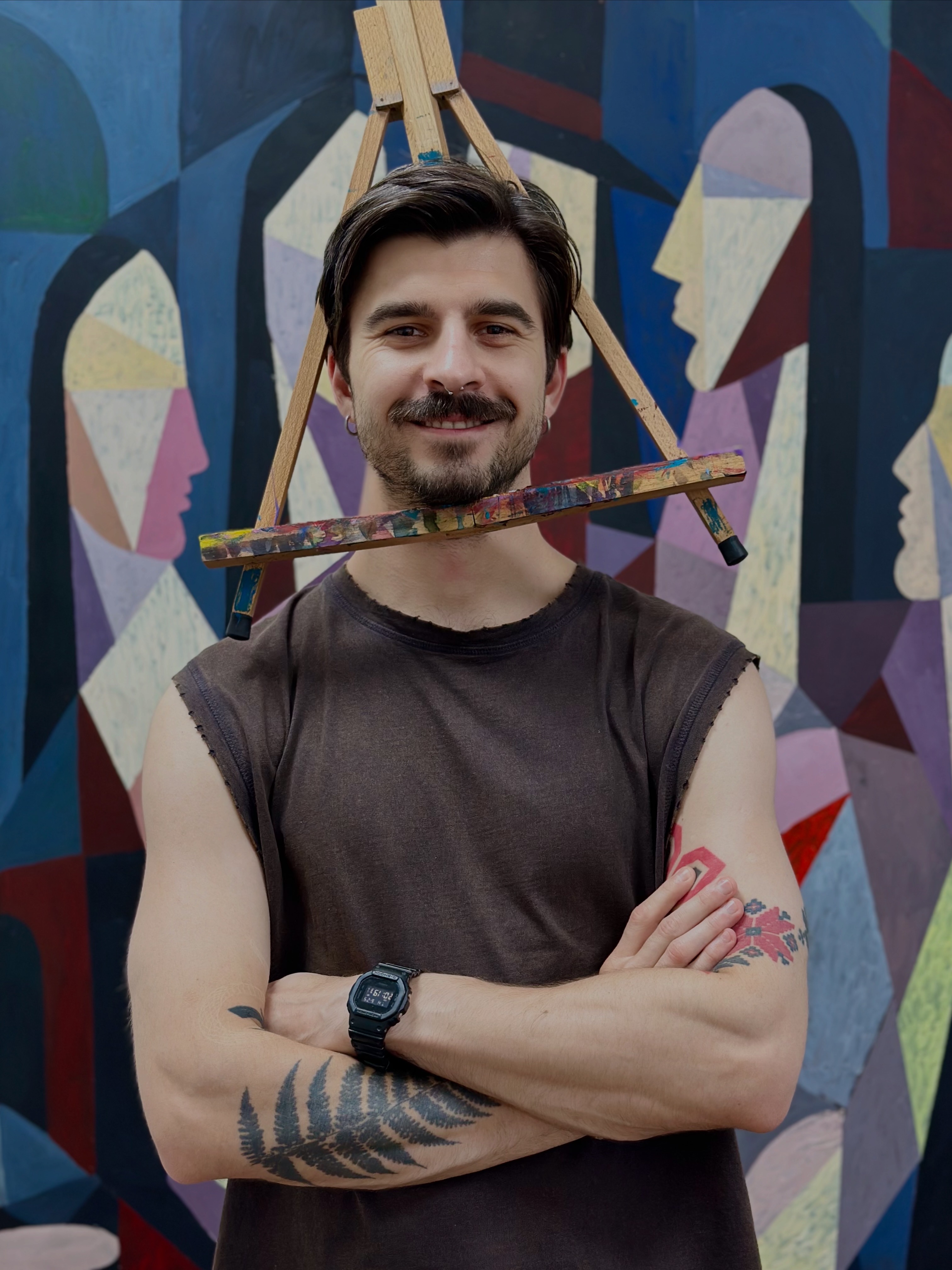 Portrait of Eduard Rybalevskyi, who works in the Artist style (Kyiv, Ukraine) Photo 1 of 5.