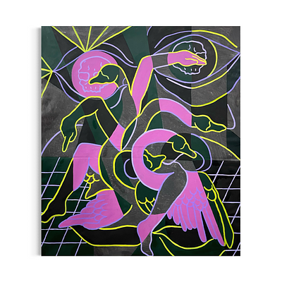 Bubblegum swan