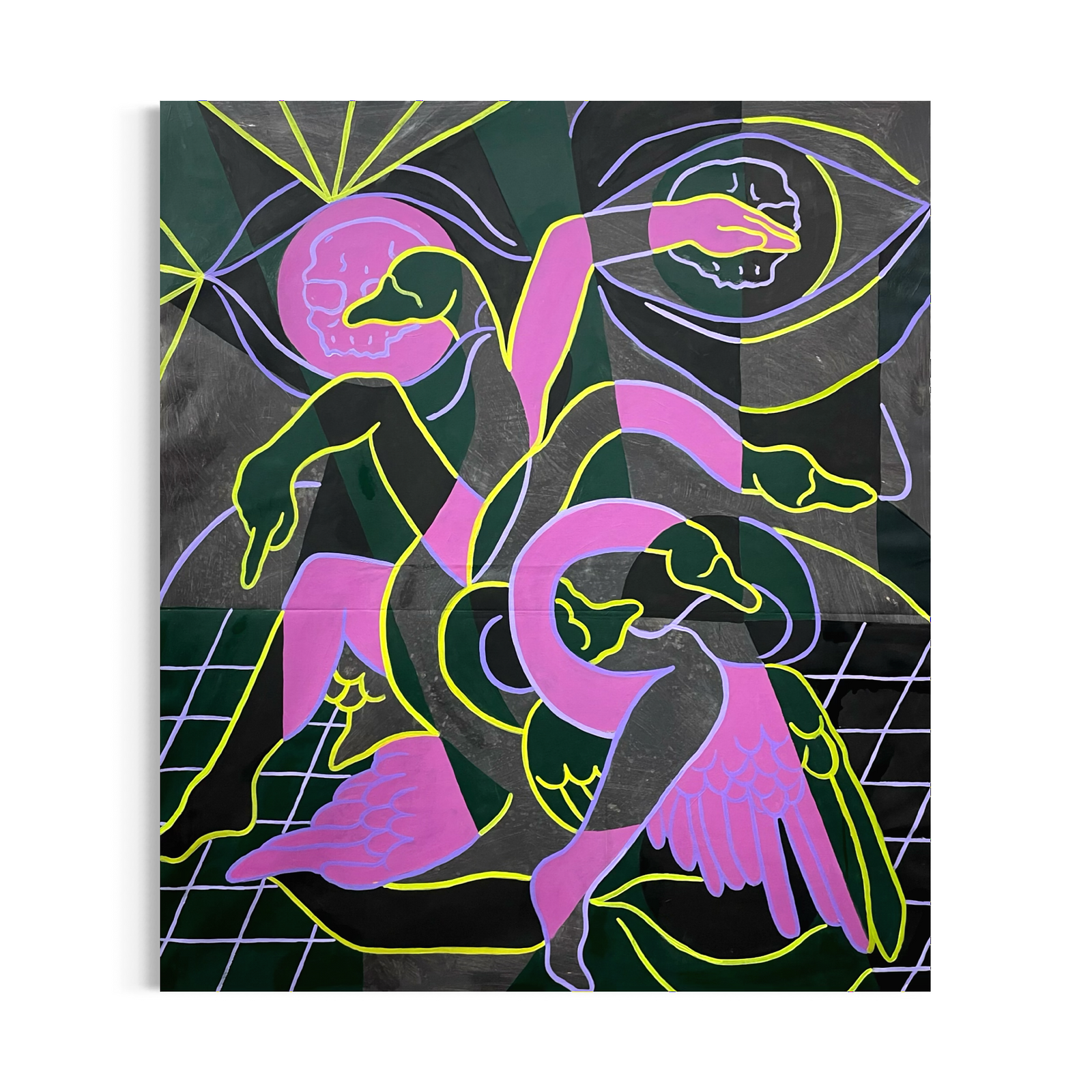Bubblegum swan