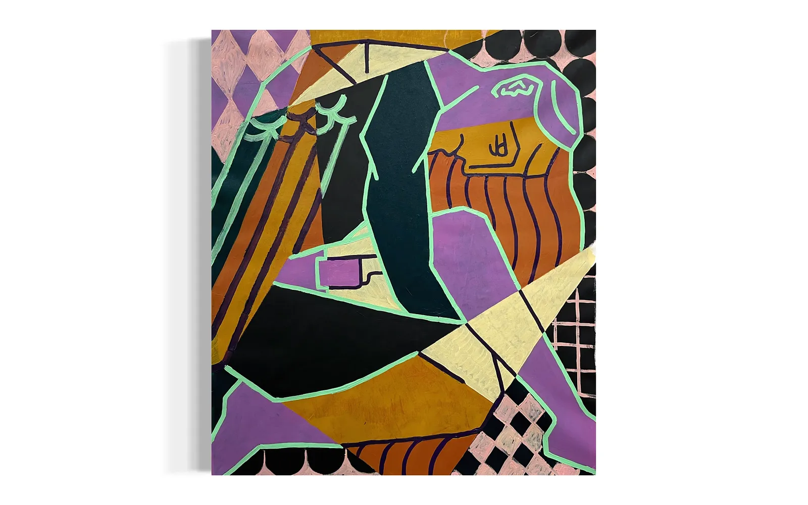Image of Intensive cleansing 2 by Eduard Rybalevskyi, size: 80x95cm, made of Canvas, acrylic, Painting medium, part of the Fragments of a myth series, priced at $700 (≈ 31,640 грн)