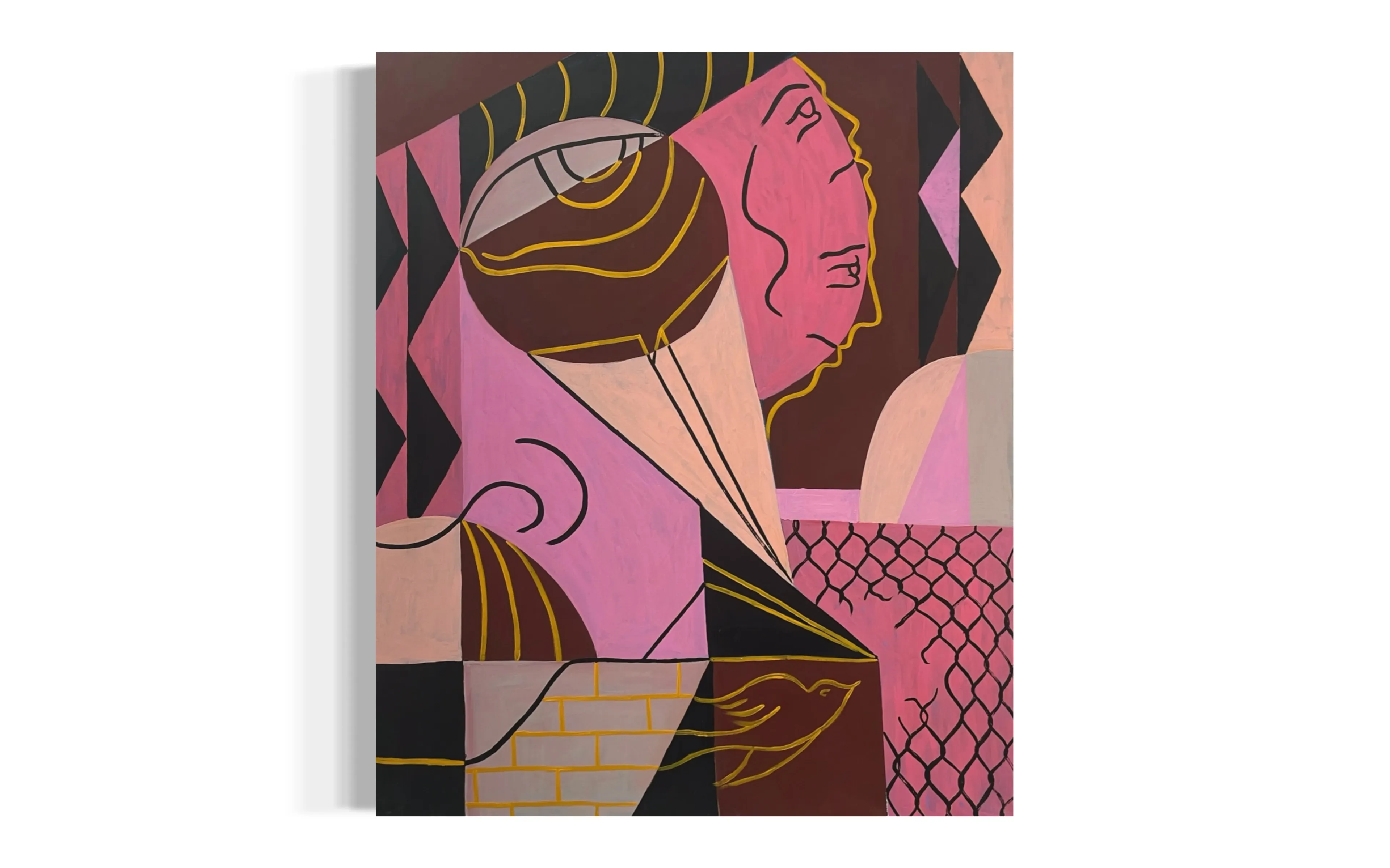 Image of Big people - small opportunities by Eduard Rybalevskyi, size: 120x100, made of Canvas, acrylic, Painting medium, from Kyiv, part of the Fragments of a myth series, priced at $800 (≈ 36,160 грн)